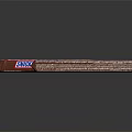 Two Snickers Chocolate Bars With Brown Wrapper And Marathon Brand Logo Design