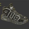 Nike High Top Sneakers With AIR Lettering And White Swoosh Logo