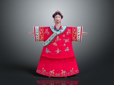 Beauty Ancient costume Ancient costume Beauty Women's Hanfu Women's Song costume Women's ancient costume Women's ancient costume Women's Song costume 3d model