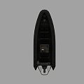 Speedboat yacht low model video game 3d model