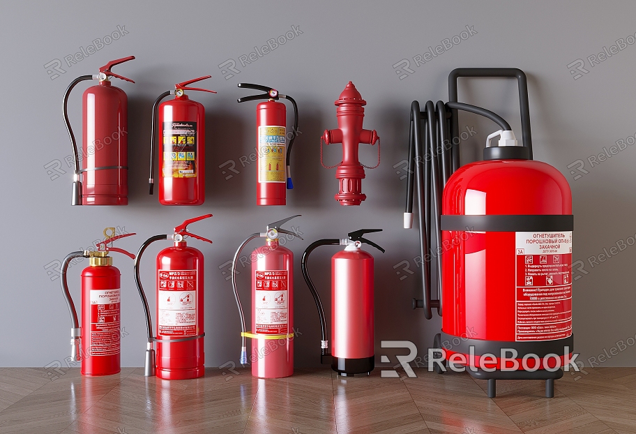 Fire Extinguisher Fire fighting equipment Cart type fire extinguisher model