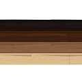 Layered Wooden Wall Design With Various Natural Wood Tones And Textures