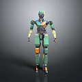 Robot Assistant Small Robot Butler Robot Butler Figure Game Figure 3d model