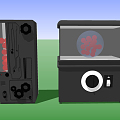 Modern blind box machine 3d model