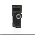 Handheld Digital Audio Recorder With Screen Lens And Control Buttons