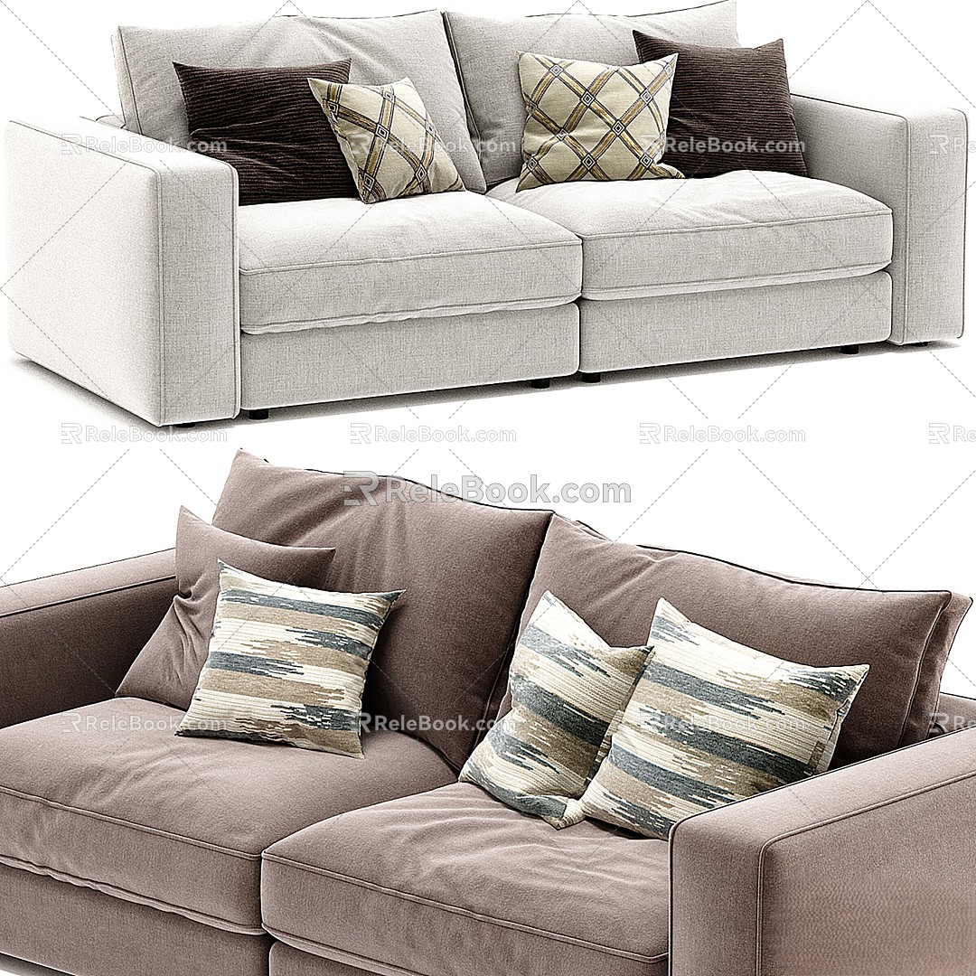 Blanche sofa 3d model