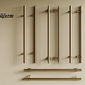 Poliform Golden Furniture Handles In Different Styles For Cabinets And Drawers