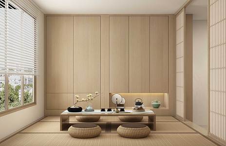 Japanese Tea Room Tatami Tea Room 3d model