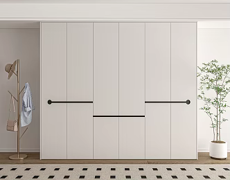 Modern Bedroom Wardrobe 3d model