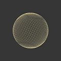 Gray Textured Wall With Spherical Object On Light Colored Surface
