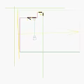 Casement Windows with Dark Frames and Blinds in Modern Minimalist Interior with Light-Colored Walls
