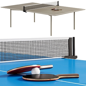 Modern Table Tennis Table Collection 3d model