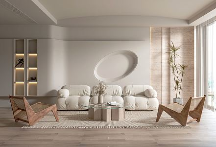 The Silent Living Room 3d model