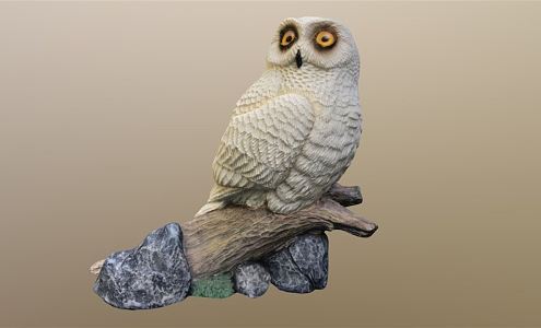 Modern Owl 3d model