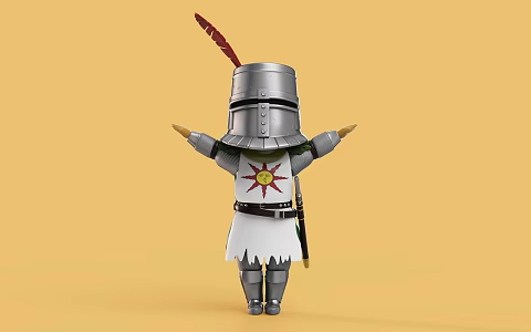 Sun Knight Furnishings Cartoon 3d model