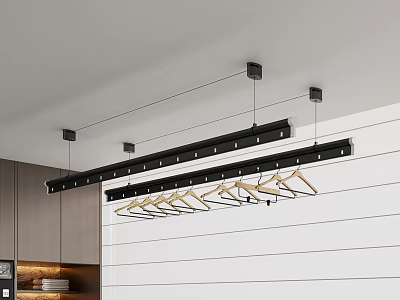 Modern Open Kitchen Interior Design Featuring Island Counter And Appliances 3d model