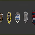 Various Styles And Colors Of Yachts Showcased