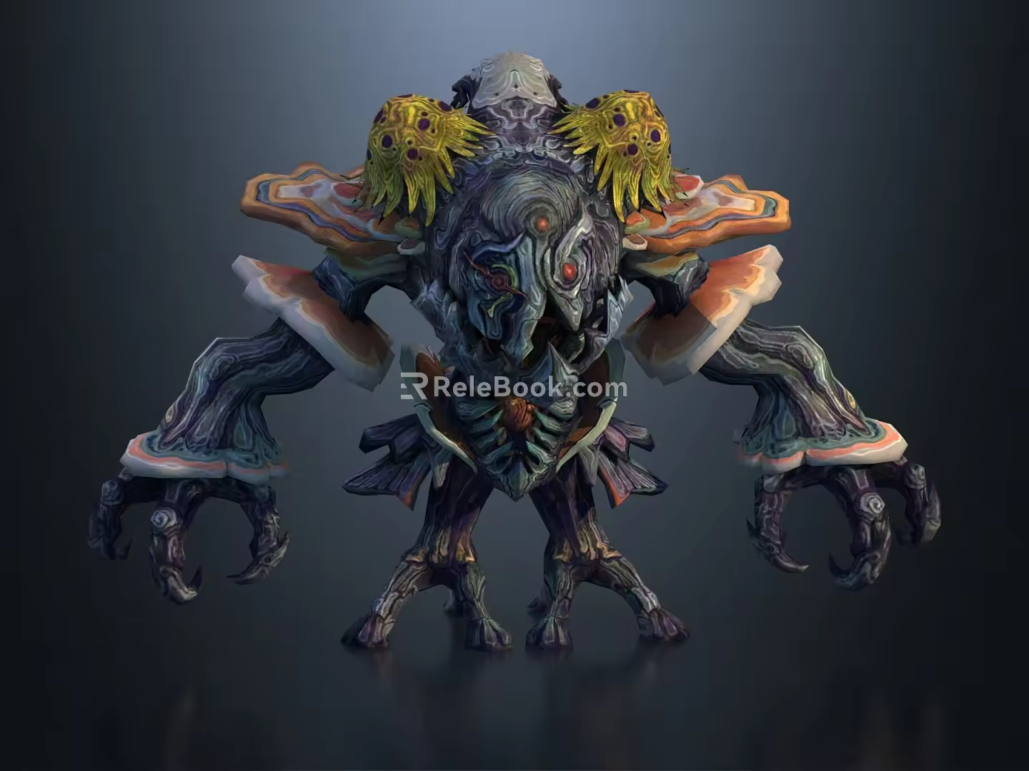 Monster Demon Mutant Race Devil Man-eating Monster Alien Rot Alien Monster Tree Demon Monster Warrior Doomsday Monster 3d model