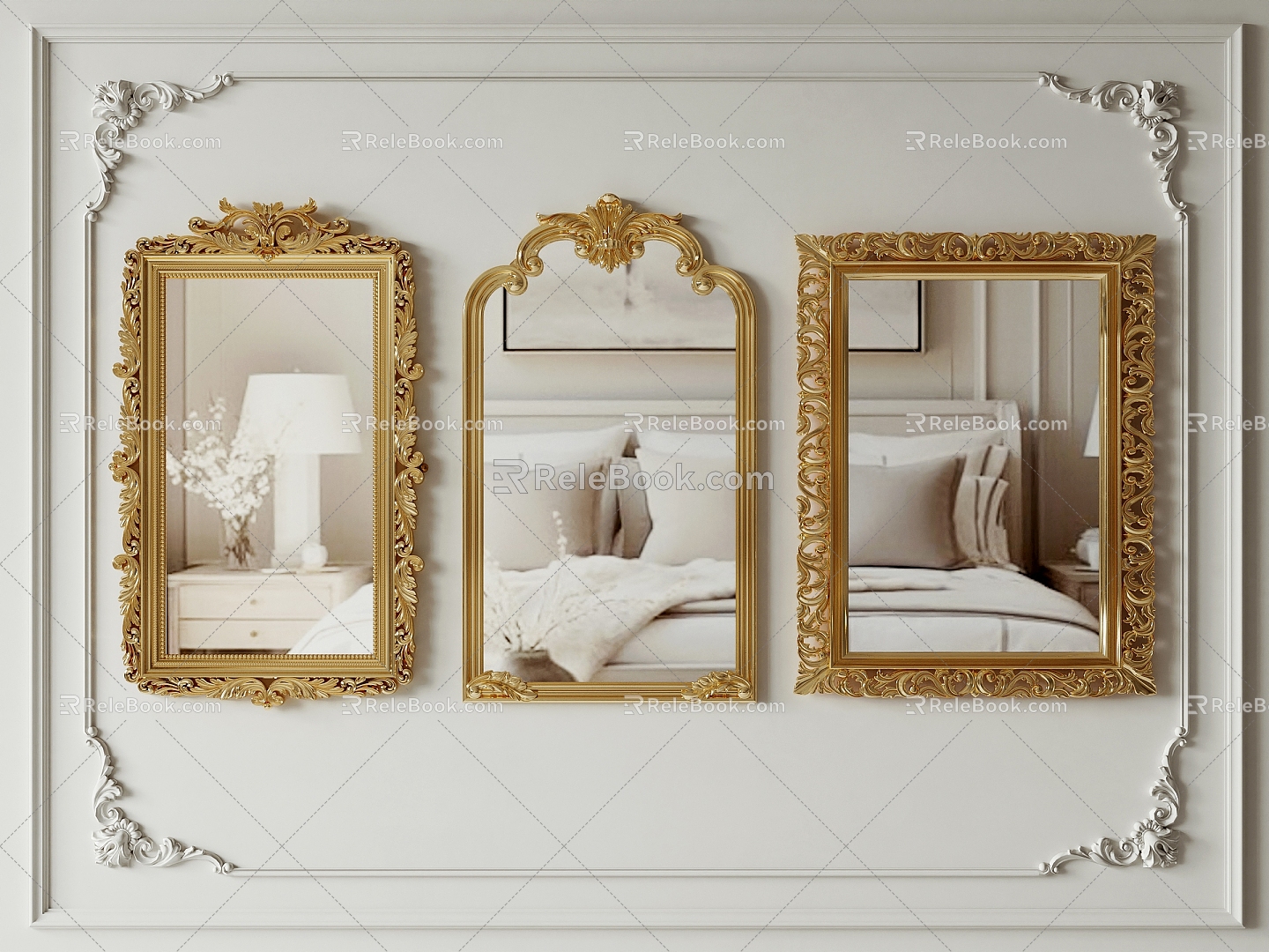 European-style decorative mirror mirror model