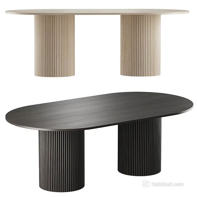 Elegant Modern Dressing Table Interior With Metal Frame And Marble Top 3d model 