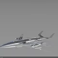 White Airplane With Blue Decorative Patterns Streamlined Body And Stylish Wings Design 3d model