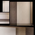 Wooden Plank Samples with Different Colors Textures and Shades for Decoration