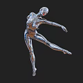 Modern robots Dancing robots 3d model