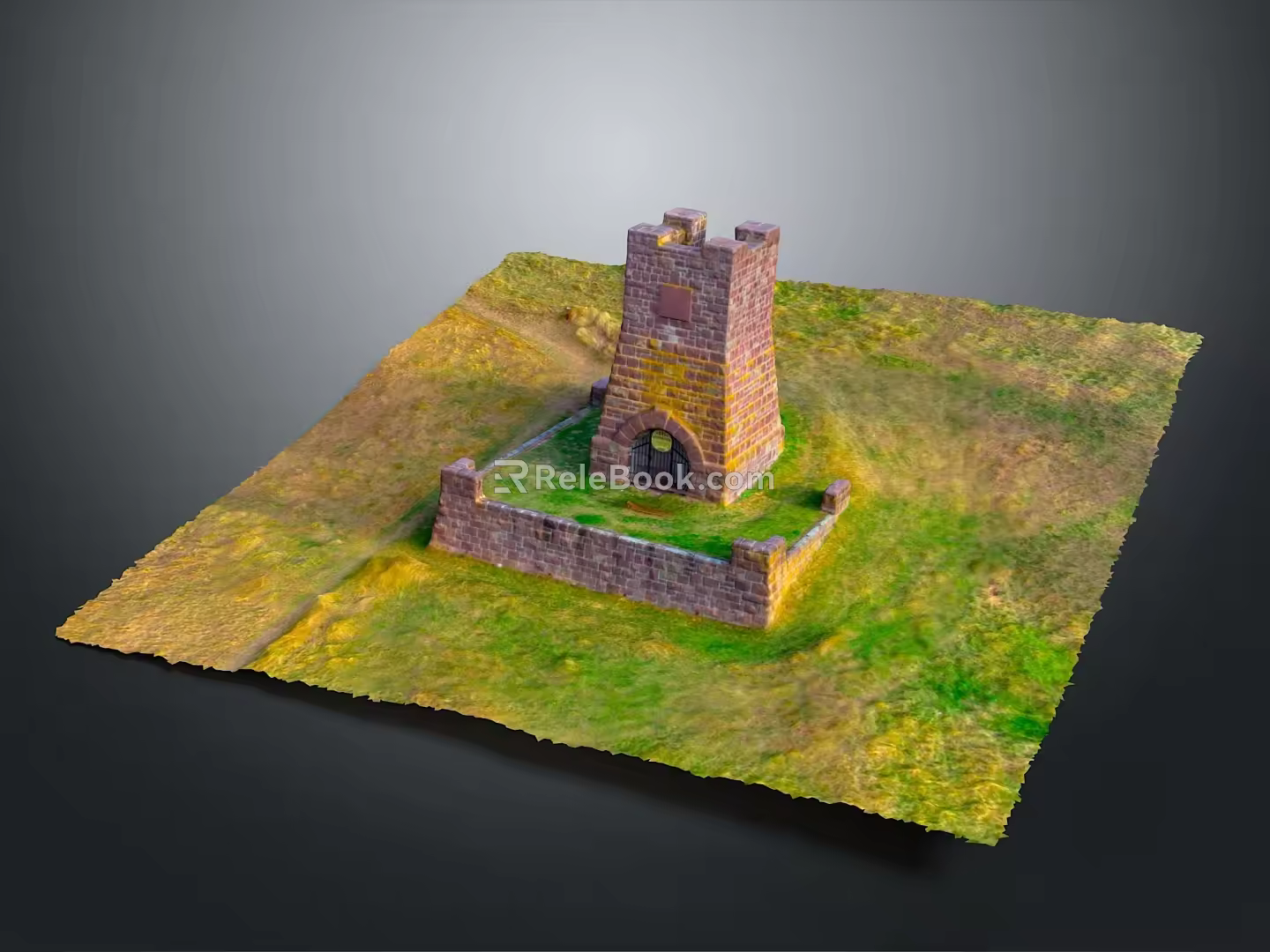 Tower defense sentry tower air defense watchtower observatory tower loft 3d model
