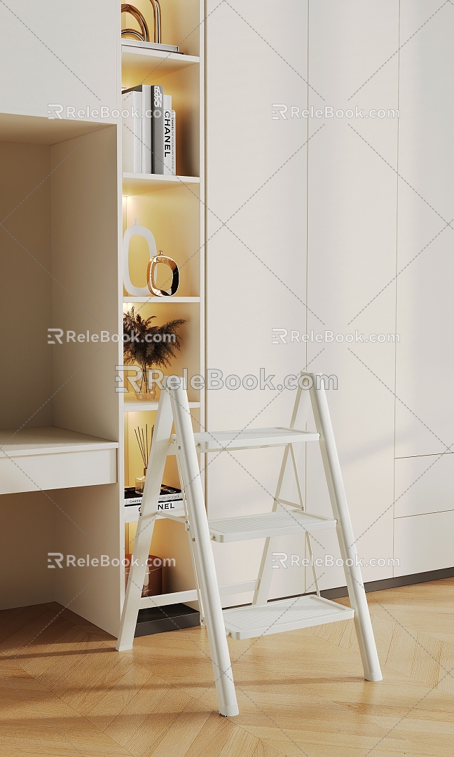 Ladder Sofa Bookcase 3d model