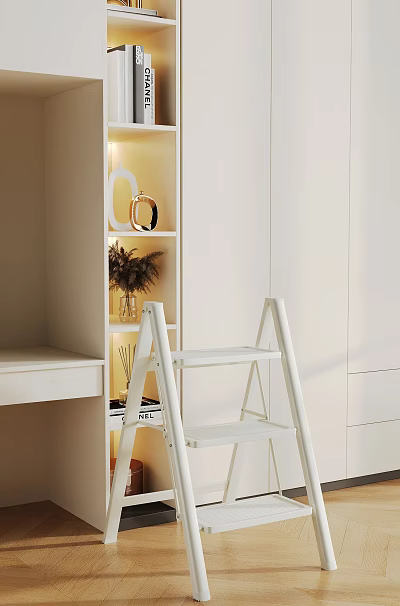 Elegant Modern Side Table With Metal Frame And Minimalist Design For Home Living Space 3d model