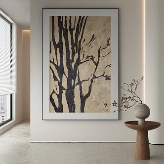 Quiet Decorative Painting 3d model