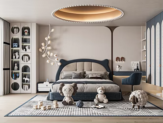 Modern Children's Room 3d model