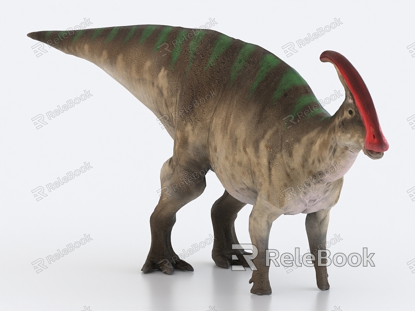 Parasaurus dinosaur model