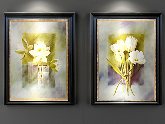 Traditional American Decorative Painting 3d model