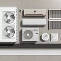 Gree Air Conditioner Fans Including Outdoor Indoor Units Grilles And Accessories