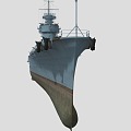 ship warship cruiser aircraft carrier italian light cruiser chesareboghia 3d model