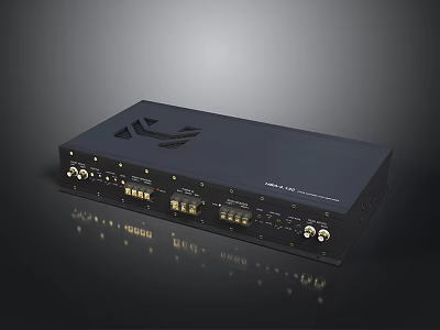 Power Amplifier Power Amplifier DVD Machine Antique DVD Machine Classical 3d model