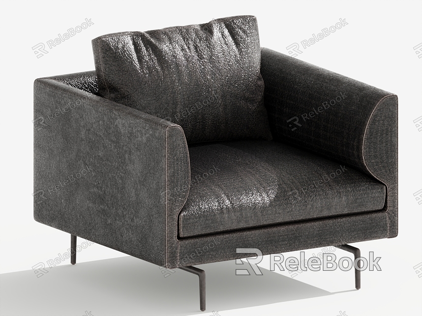 Modern Single Sofa Single Chair Leisure Chair model