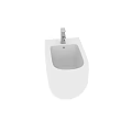 Modern White Ceramic Toilet With Sleek Design For Bathroom Interior