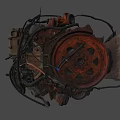 LV10 engine 3d model