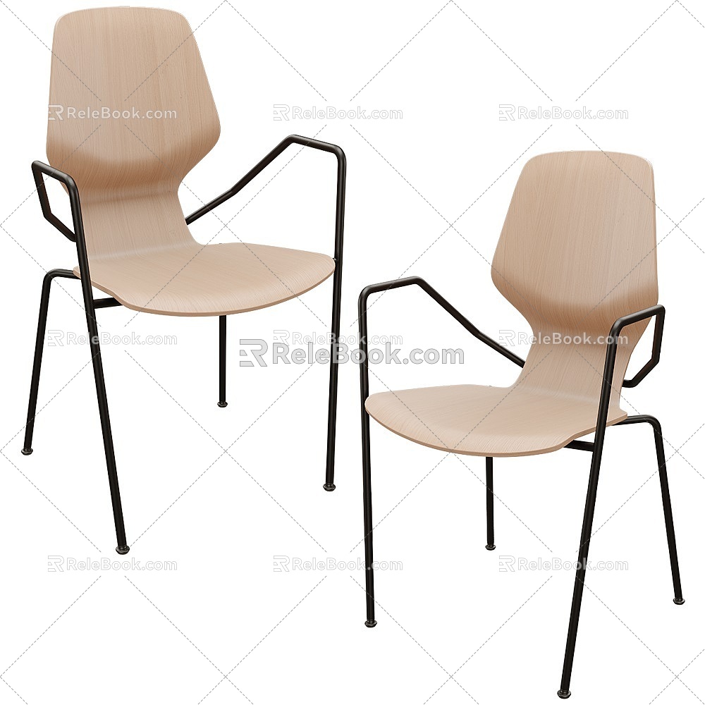 Oblikant Spider Single Chair 18 3d model