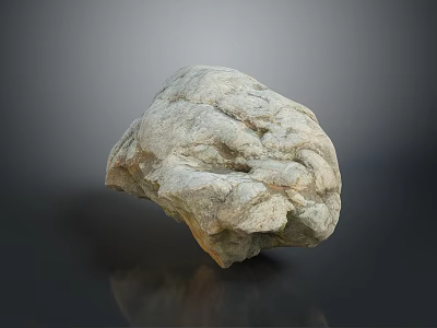 Natural Stone with Rough Textured Surface for Decorative Building Projects 3d model