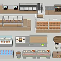 Modern Bar Counter Designs With Wooden Shelves Storage Cabinets And Seating Areas