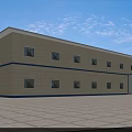 Aerial Planning of Industrial Facility Layout With Multiple Buildings and Green Spaces