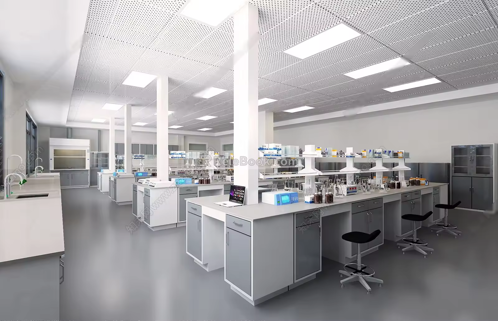 Laboratory 3d model