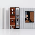 Modern Bookcase Bookshelf 3d model