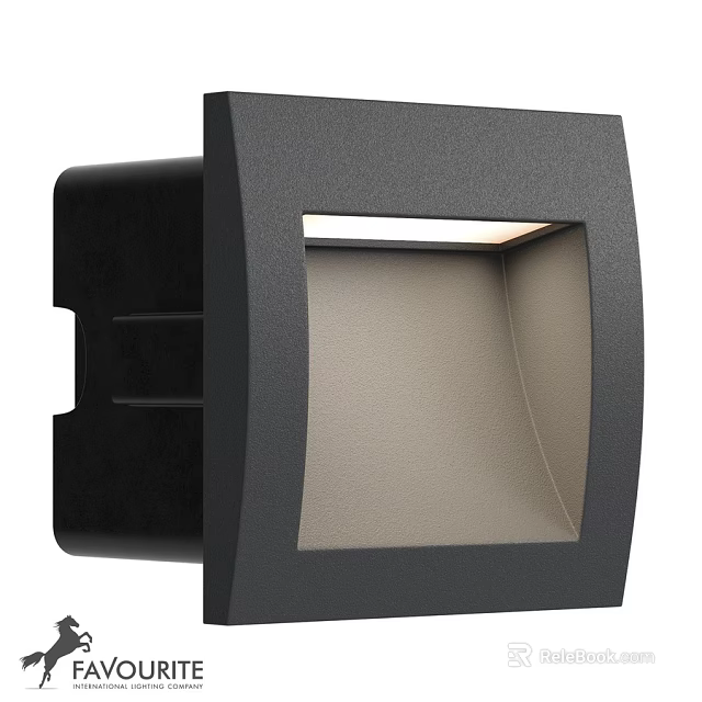 Modern Black Recessed Downlight Spotlight With Sleek Design For Home Lighting 3d model 