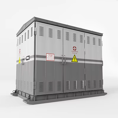 Modern Electric Box Transformer 3d model