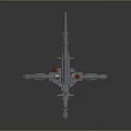 laser tower turret turntable sci-fi tower defense game tower defense sci-fi turret game turret game turret 3d model