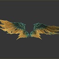 angel wings wings angel wings virtual items game items game props daily necessities 3d model